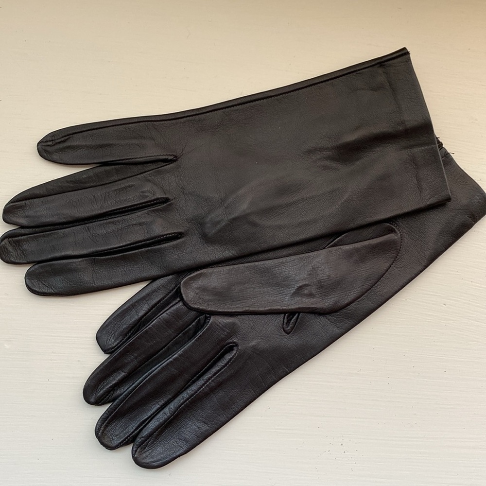 Italian Leather Gloves Size 7 1/2